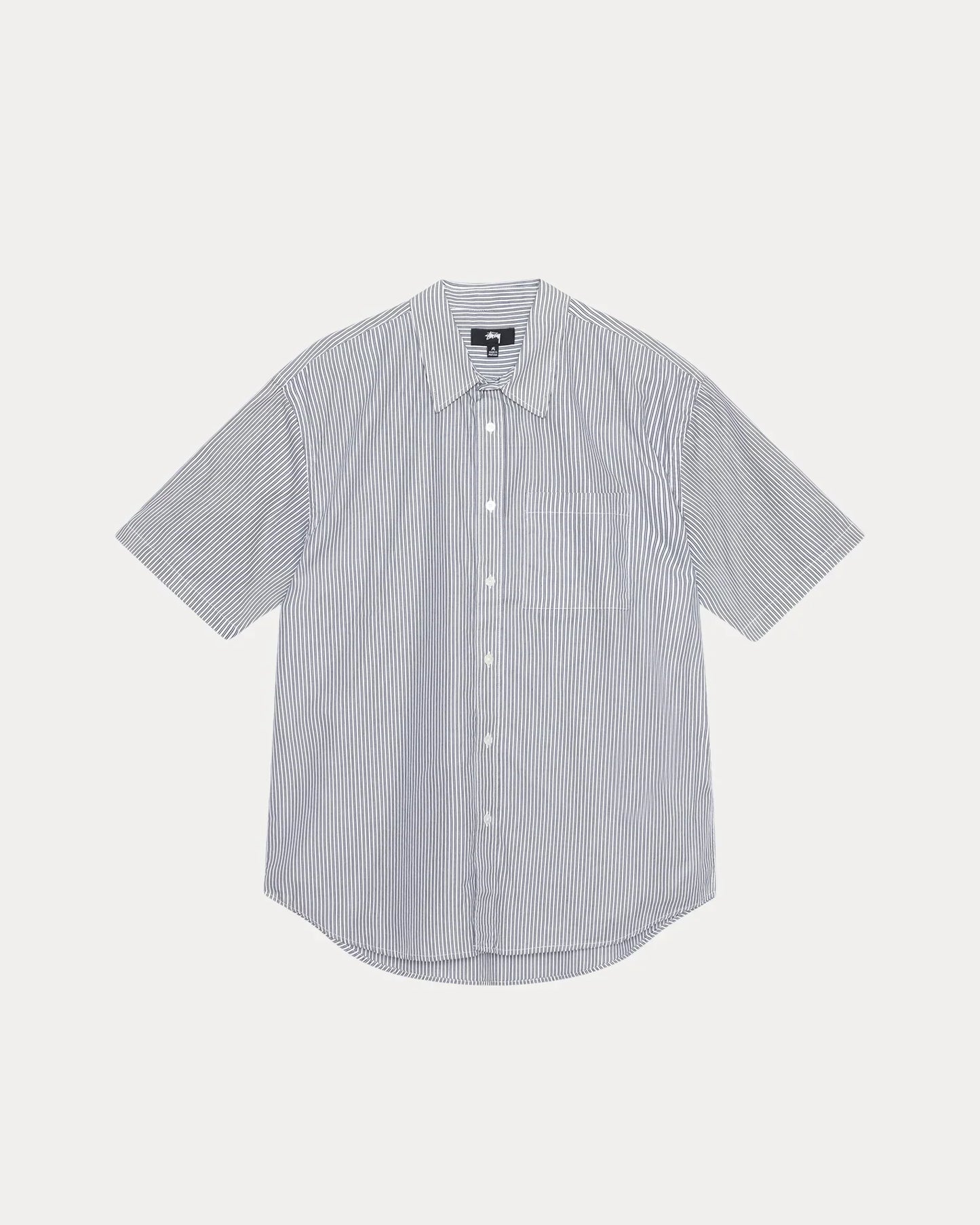 Stussy Boxy SS Shirt 8 Ball Stripe