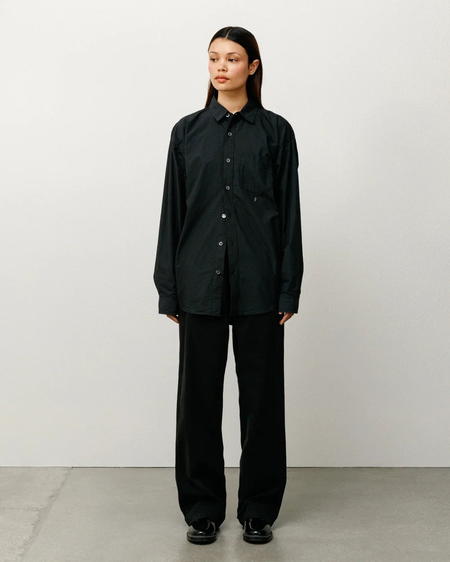 STUSSY CLASSIC LS SHIRT SPRAYED
