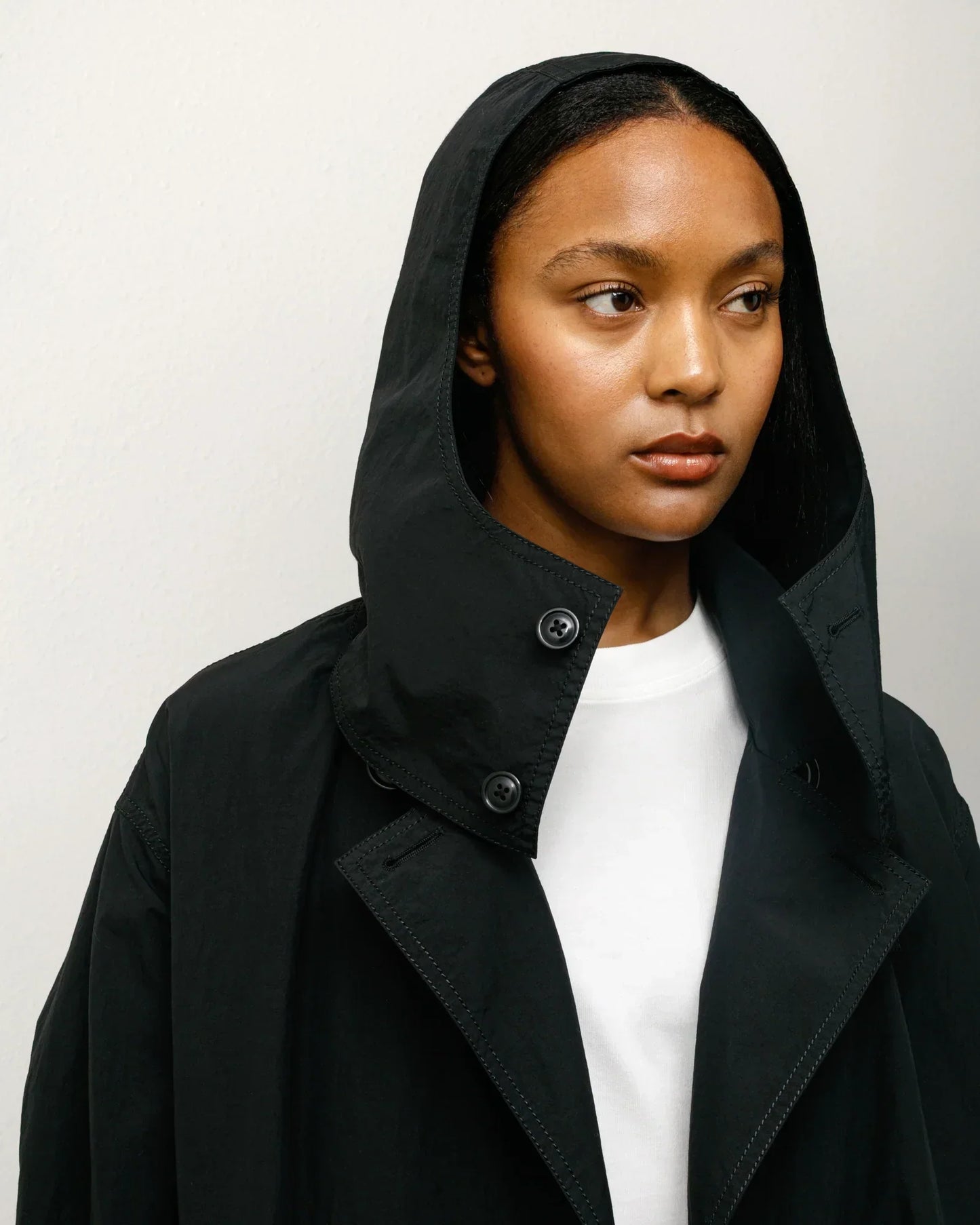 STUSSY LIGHTWEIGHT SURFMAN TRENCH BLACK