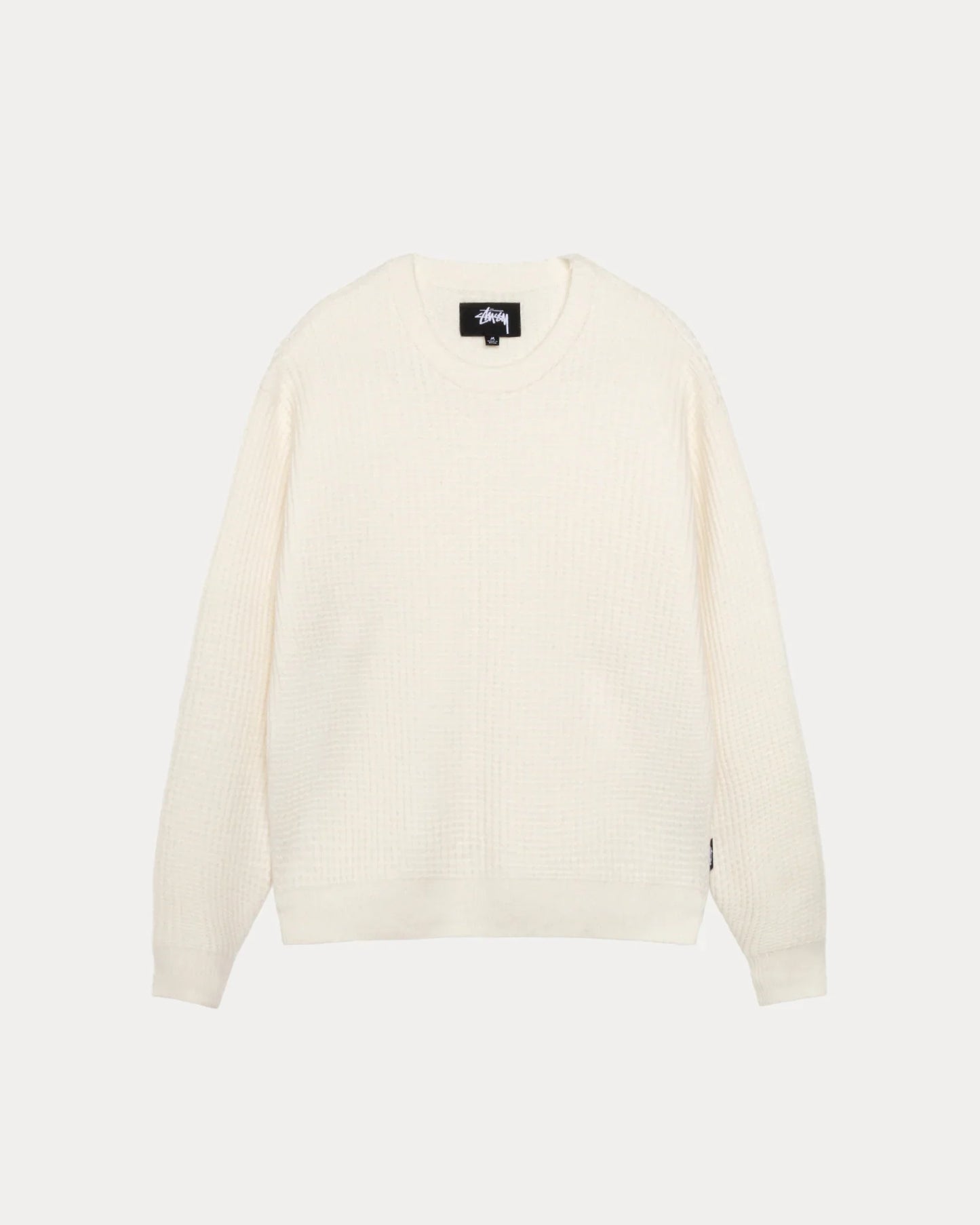 STUSSY WAFFLE CASHMERE CREW