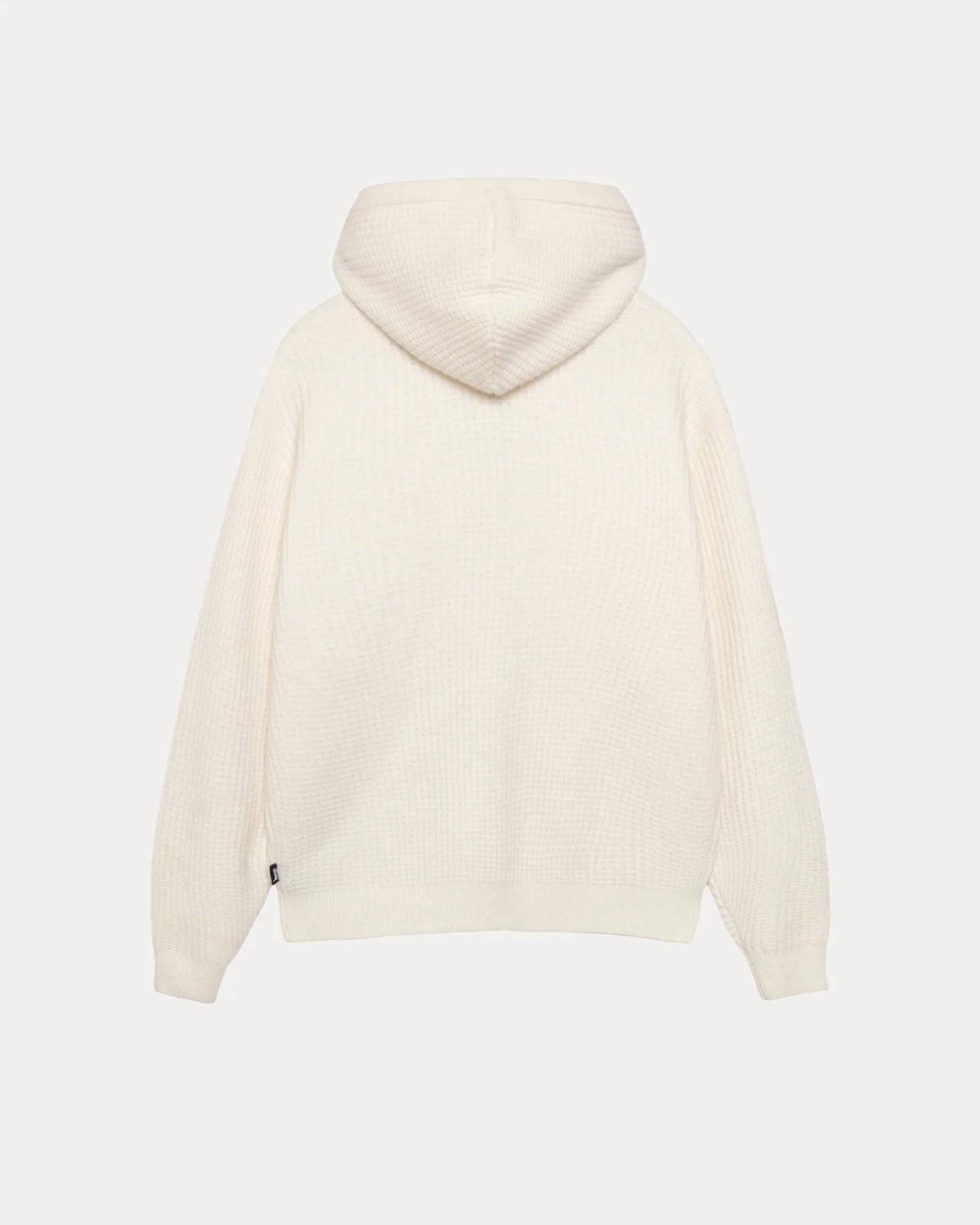 STUSSY WAFFLE CASHMERE ZIP HOODIE