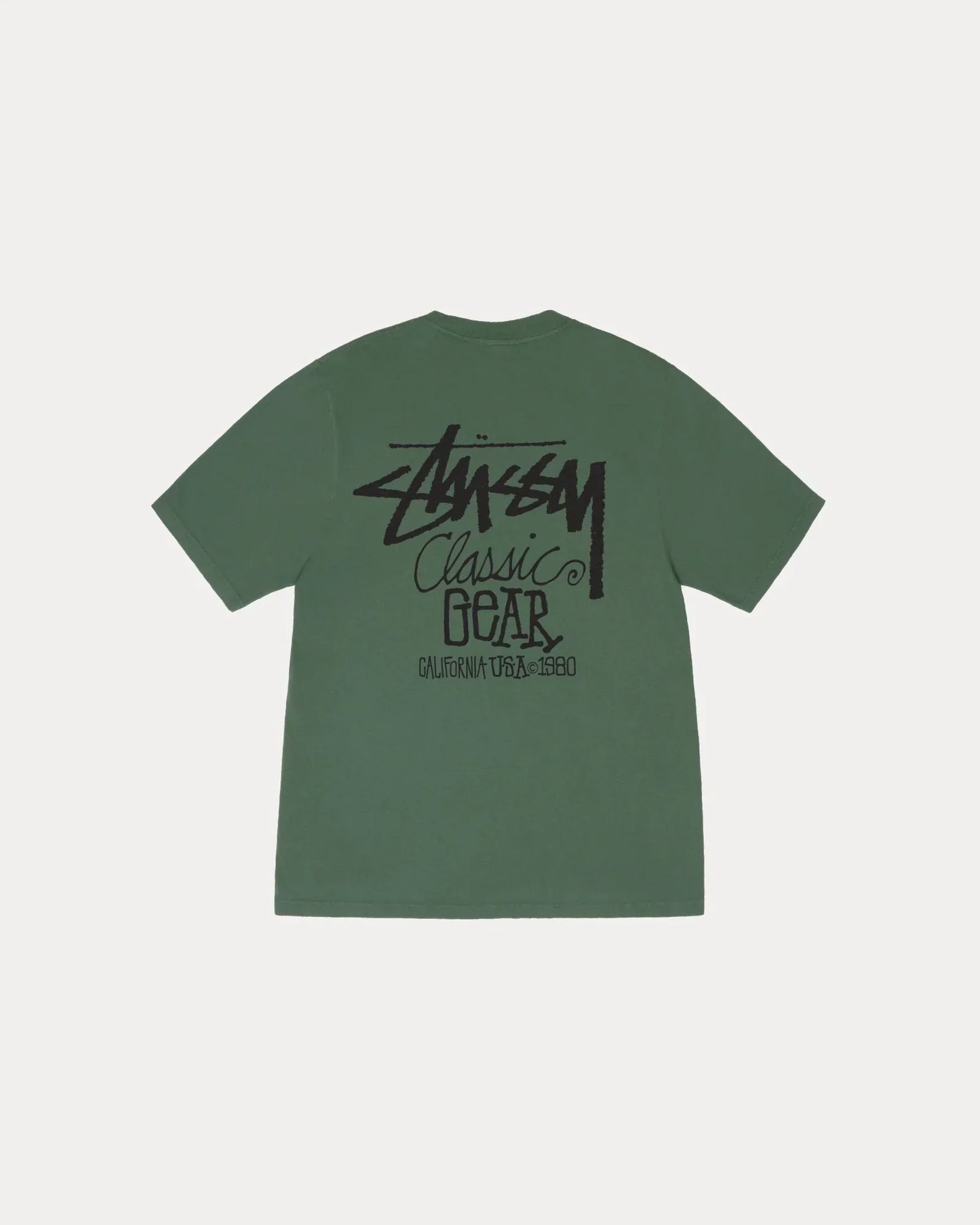 STUSSY CLASSIC GEAR TEE PIGMENT DYED