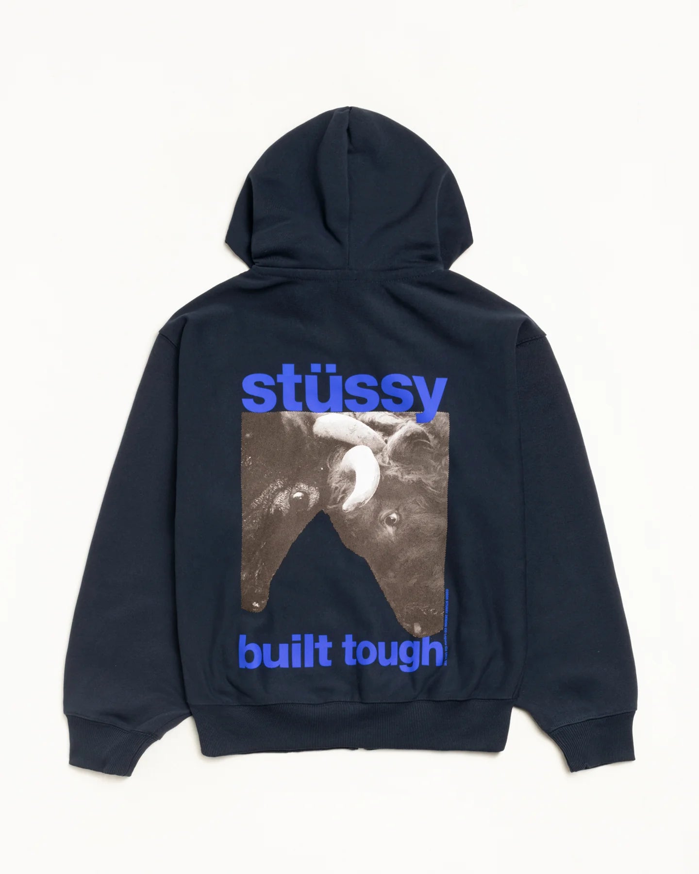STUSSY BUILT TOUGH ZIP HOODIE