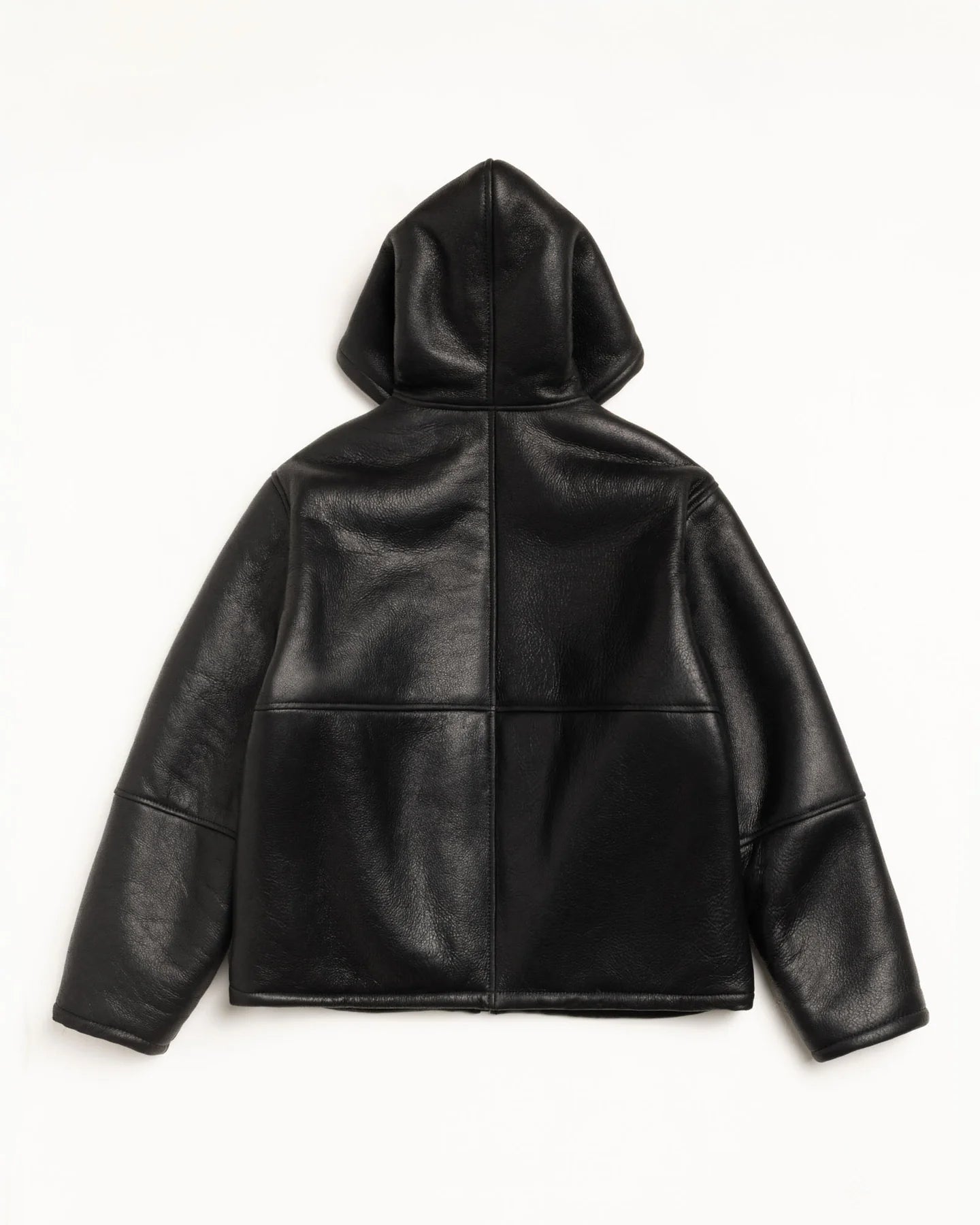 STUSSY SHEARLING HOODED JACKET