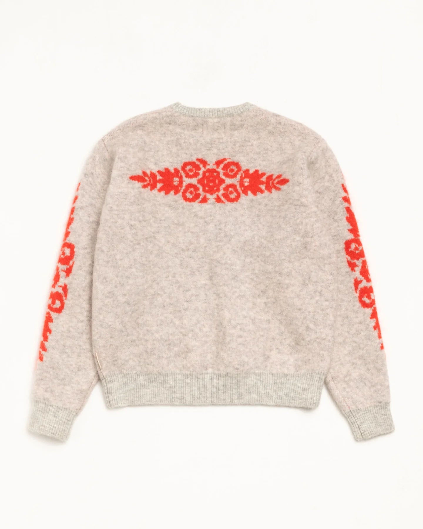 STUSSY MOHAIR FLOWER SWEATER