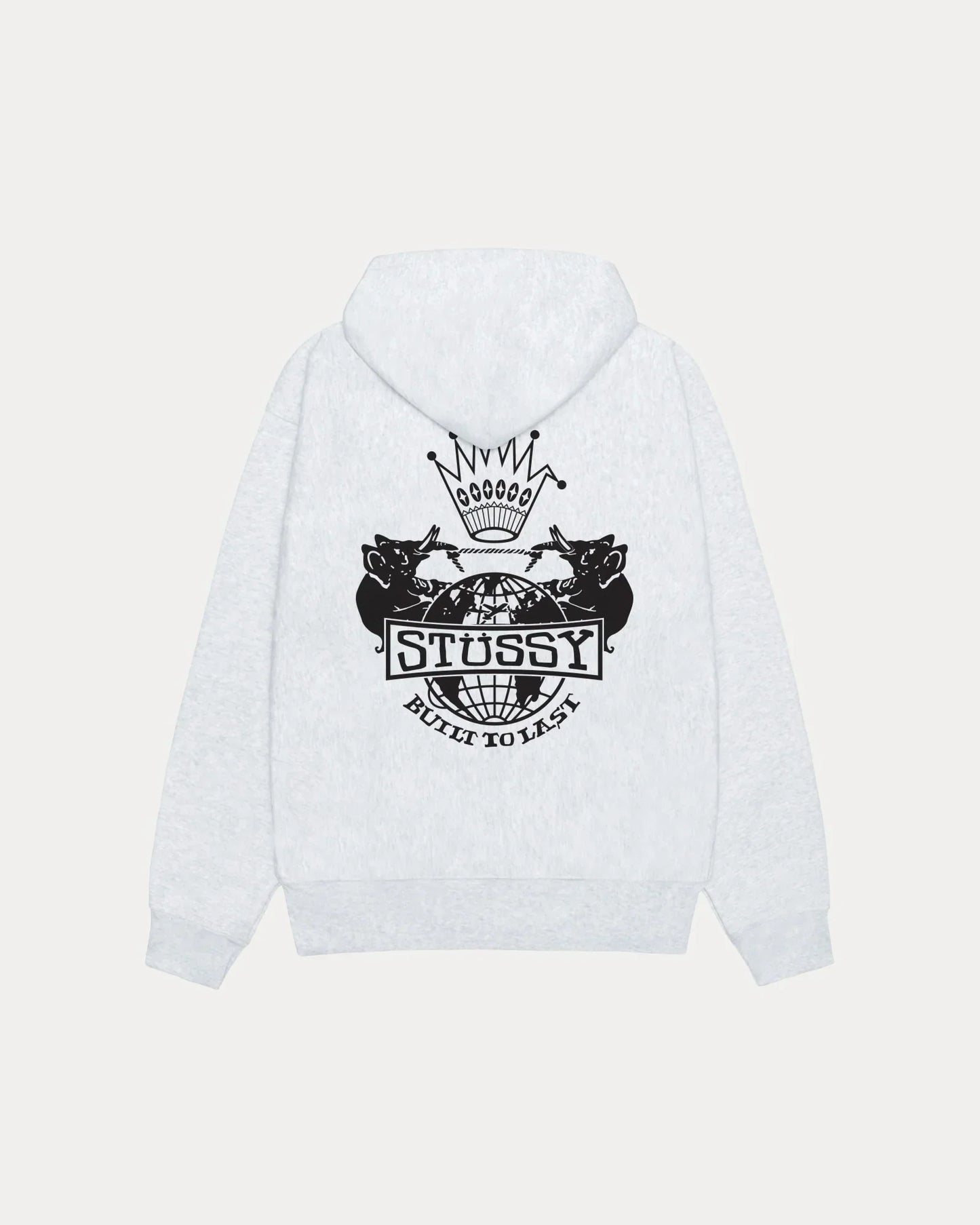 STUSSY BUILT TO LAST ZIP HOODIE