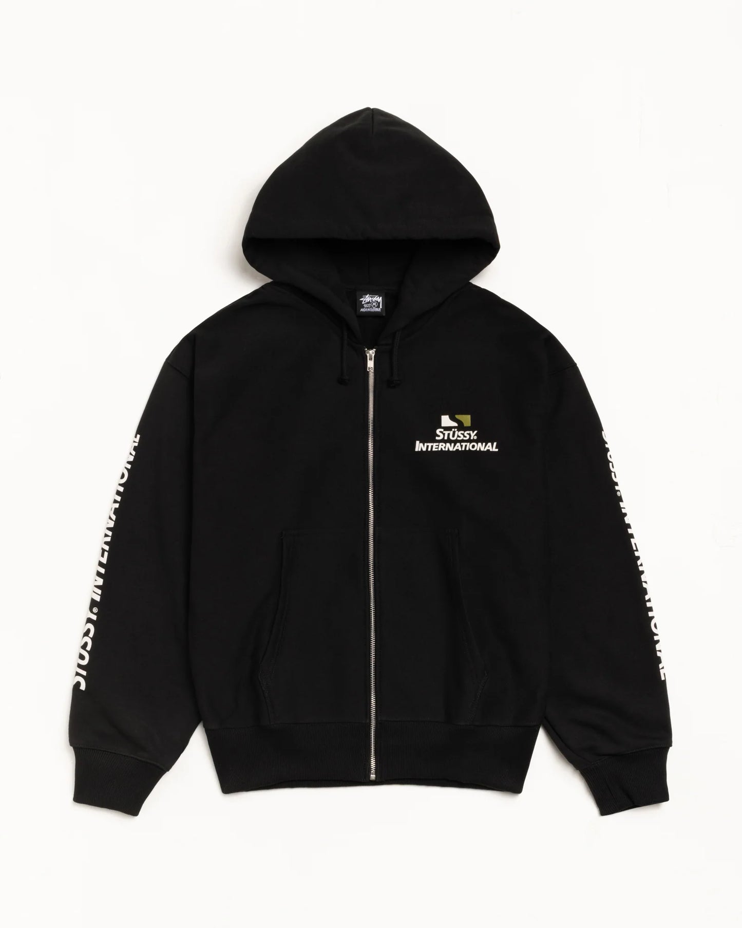 STÜSSY INTERNATIONAL ZIP HOODIE