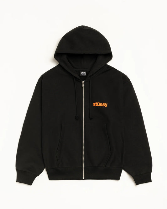 STUSSY BUILT TOUGH ZIP HOODIE