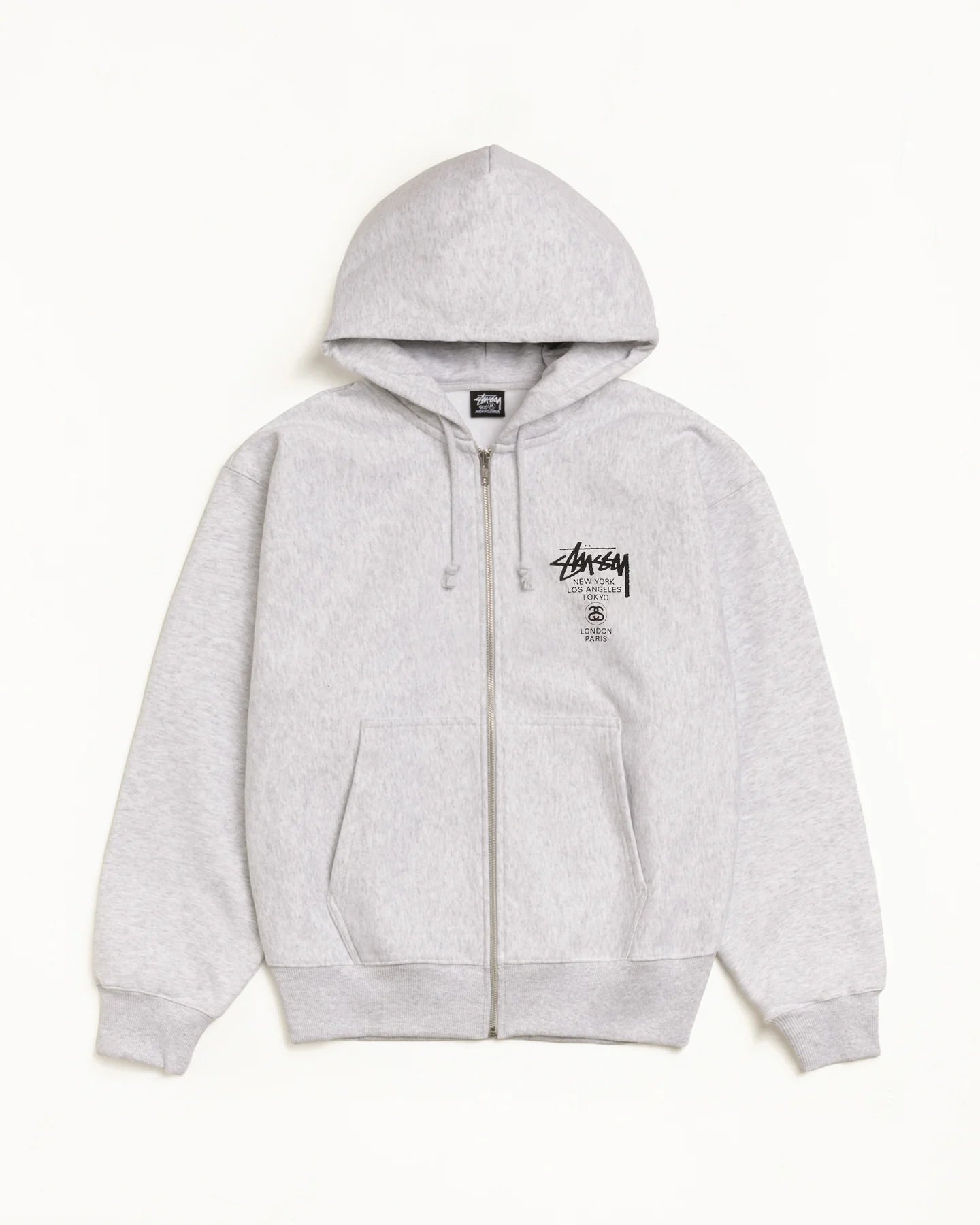 STUSSY WORLD TOUR ZIP HOODIE