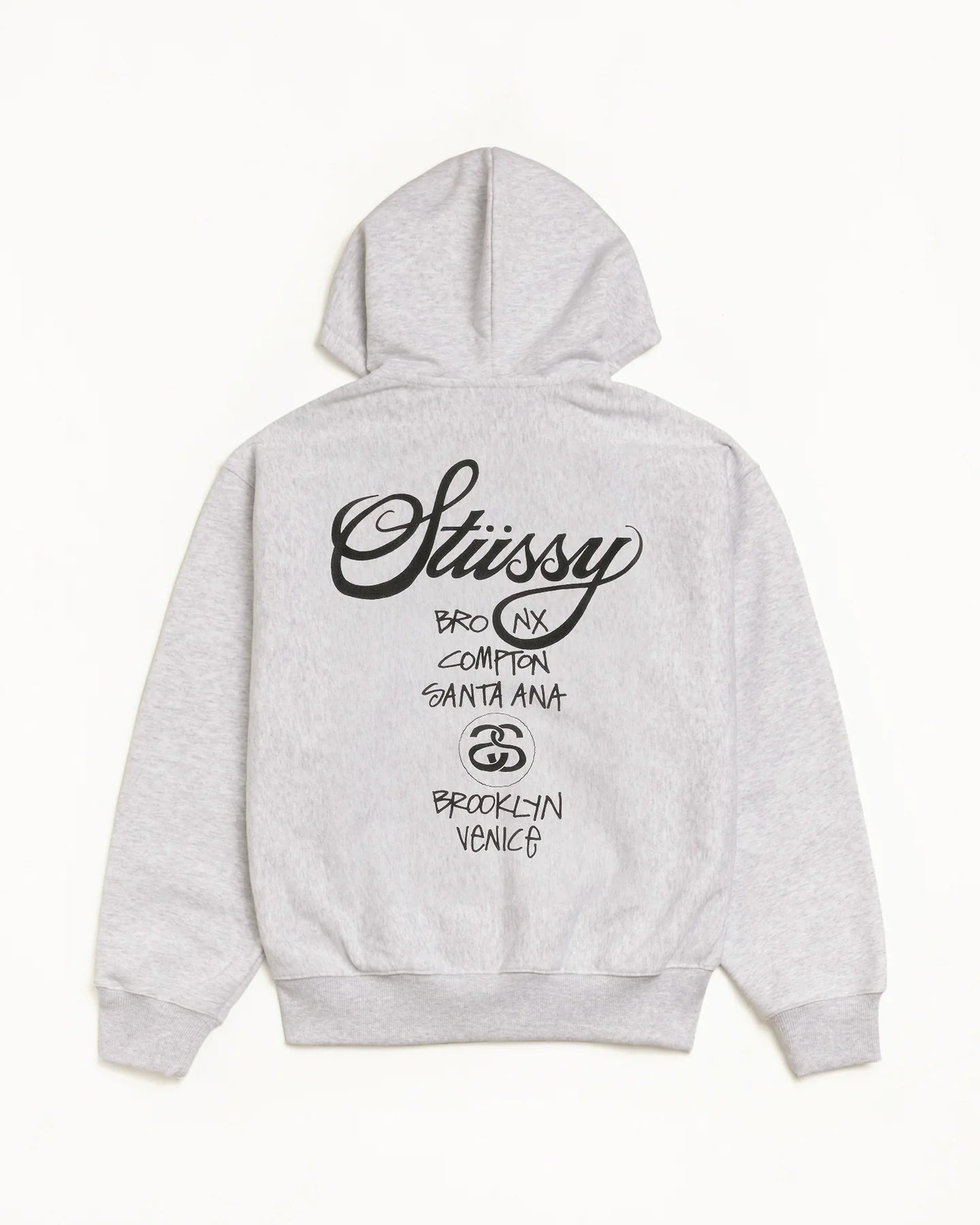 STUSSY WORLD TOUR ZIP HOODIE