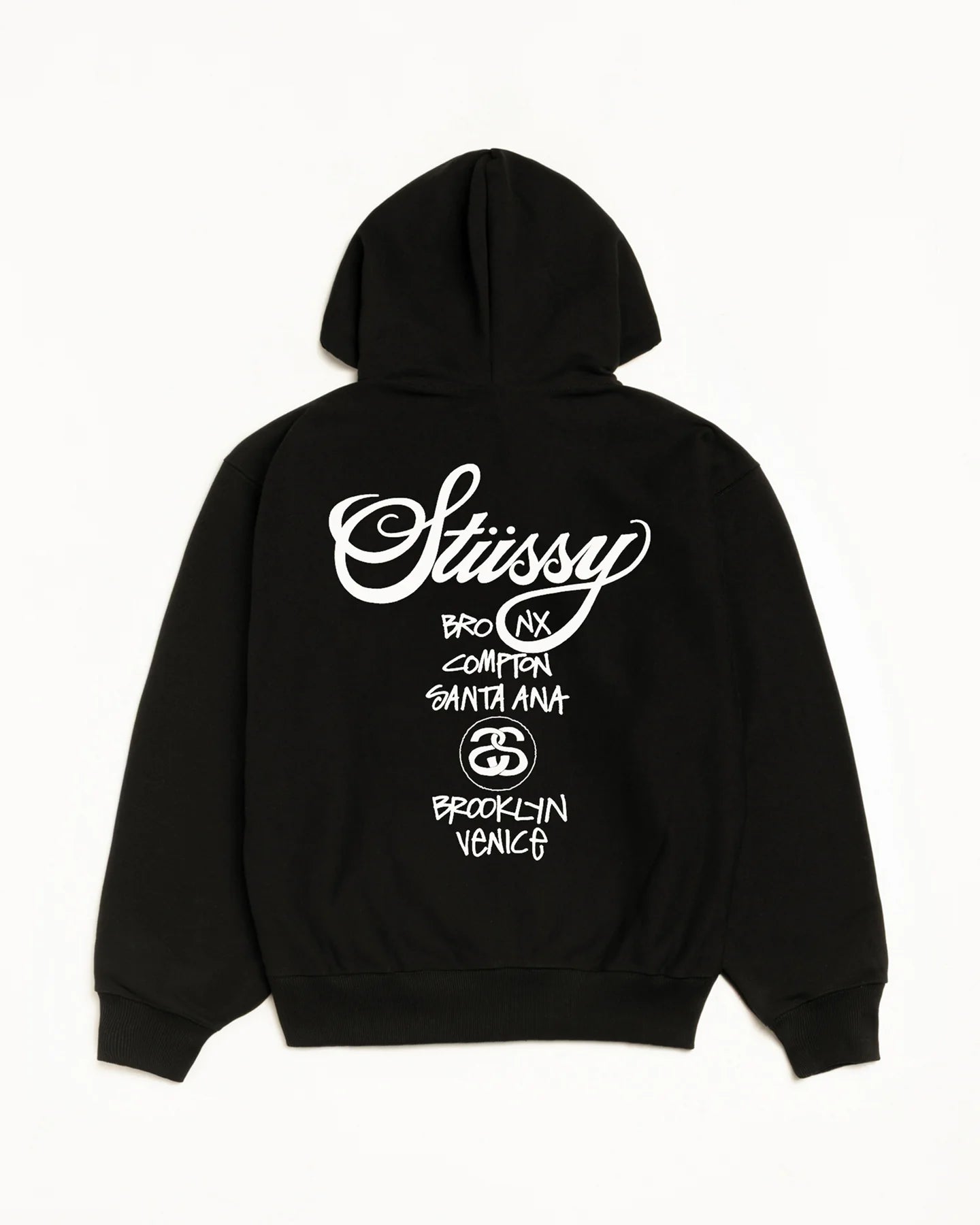 STUSSY WORLD TOUR ZIP HOODIE